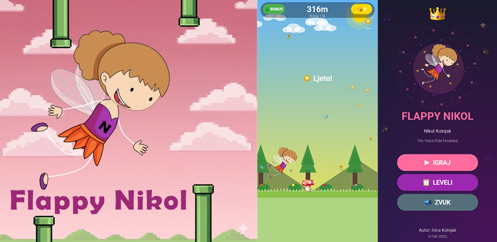 Flappy Nikol — Magična avantura u tvojoj ruci! Preuzmi je na Google Play